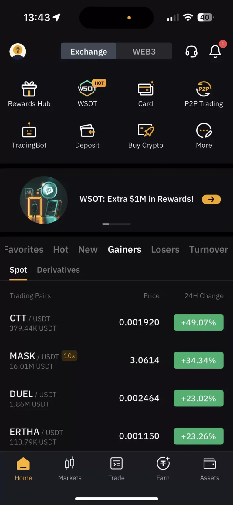 Crypto biržos, Bybit, Referalai