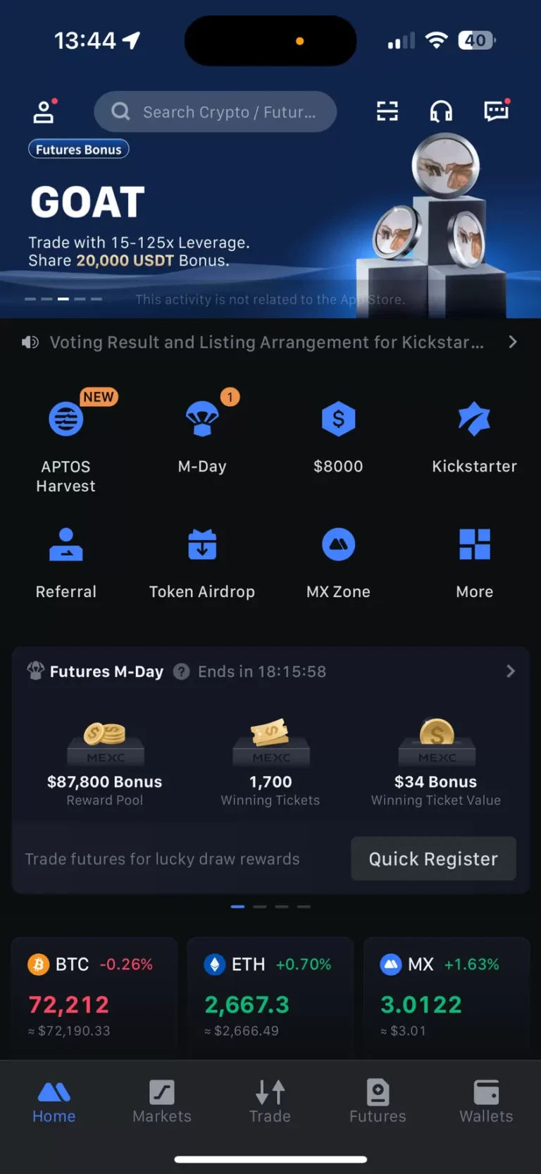 Crypto biržos, MEXC, Referalai